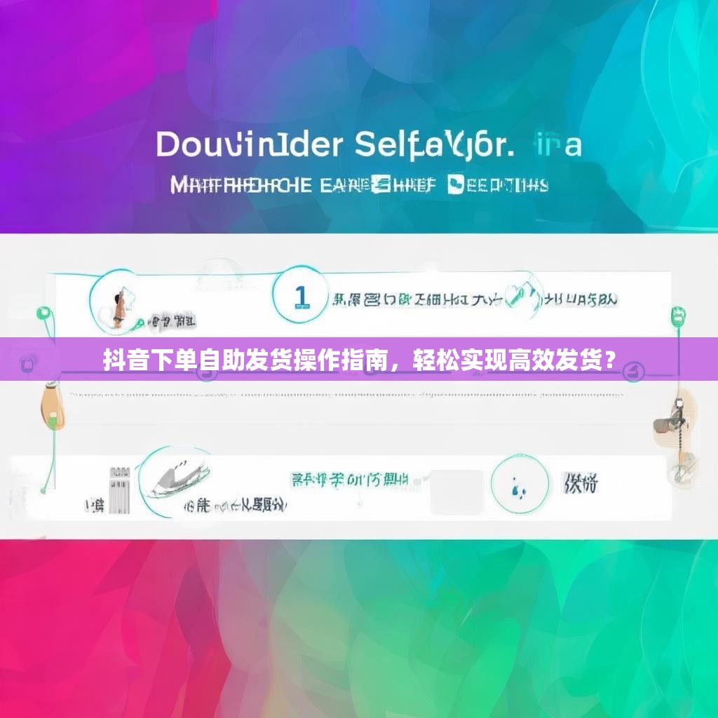 抖音下单自助发货操作指南，轻松实现高效发货？