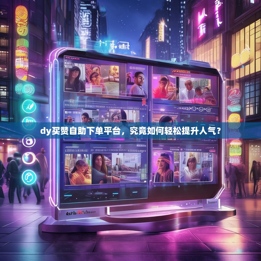 dy买赞自助下单平台，究竟如何轻松提升人气？