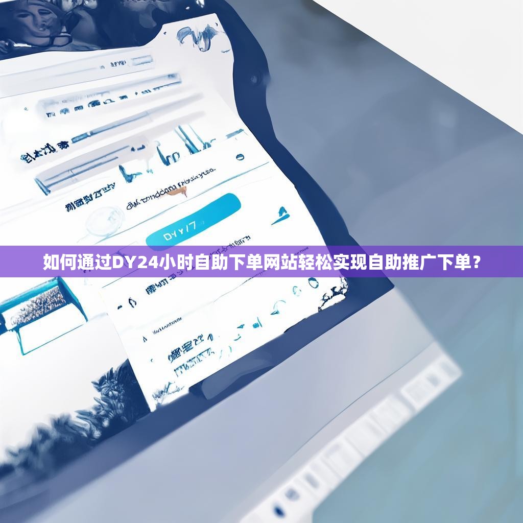 如何通过DY24小时自助下单网站轻松实现自助推广下单？