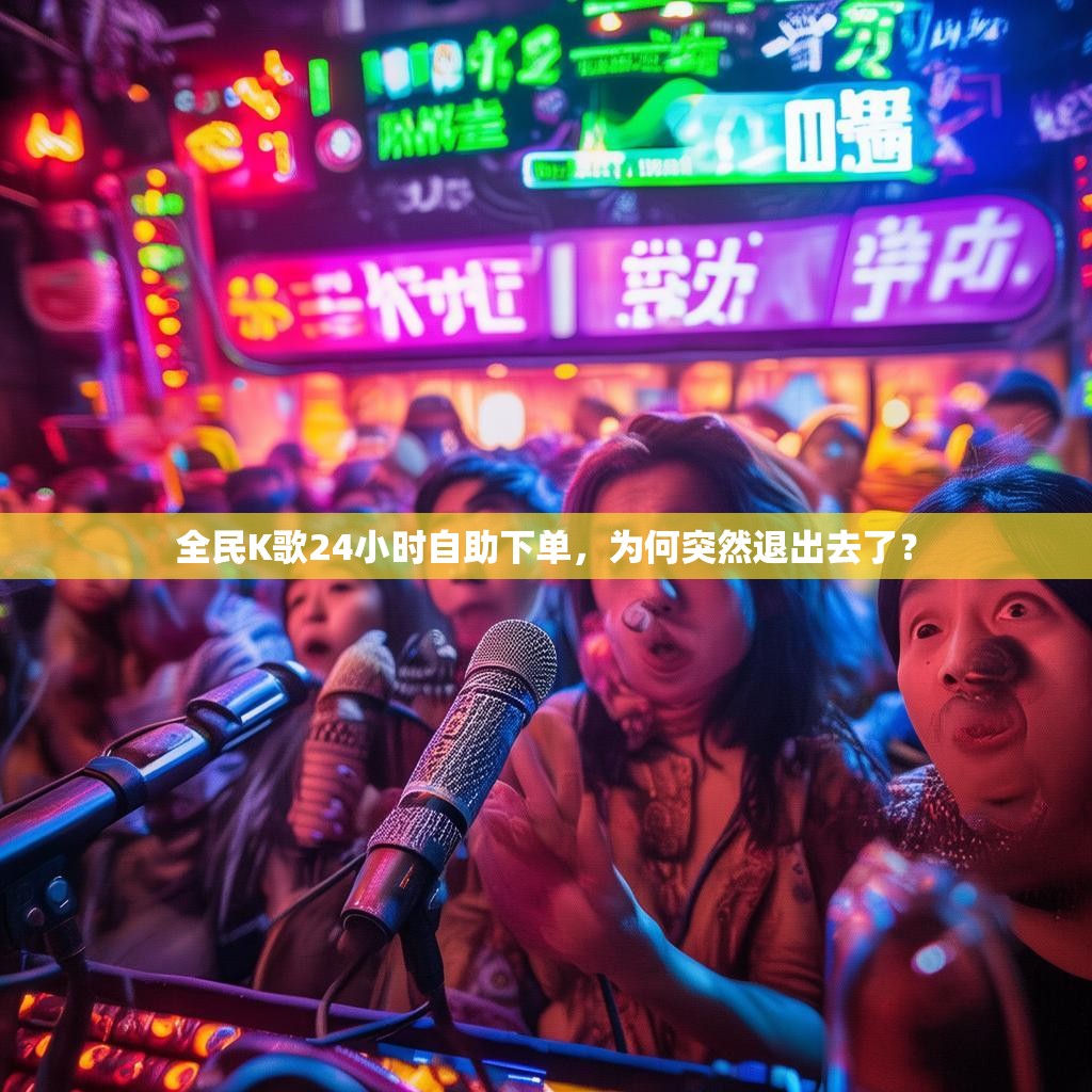 全民K歌24小时自助下单，为何突然退出去了？
