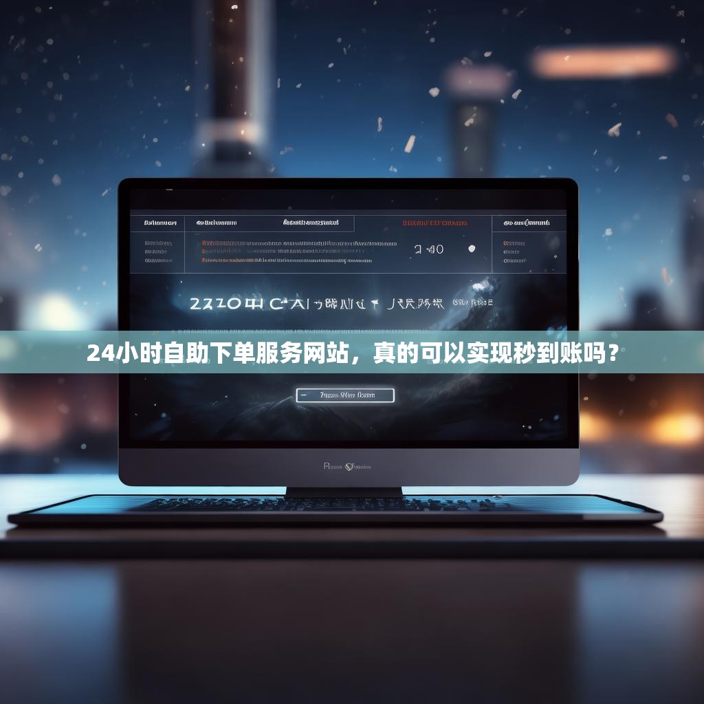 24小时自助下单服务网站，真的可以实现秒到账吗？