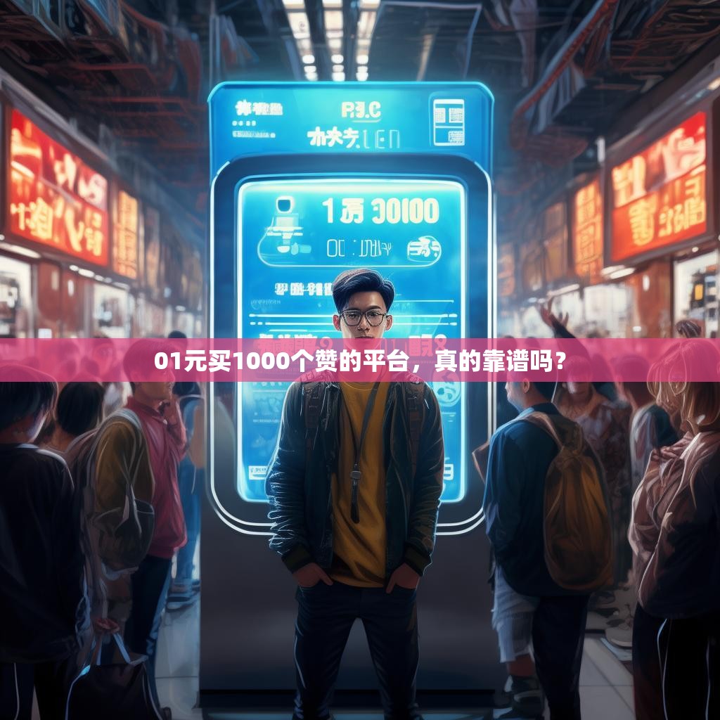 01元买1000个赞的平台，真的靠谱吗？