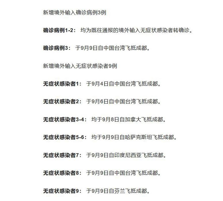 四川成都疫情最新情况：新增病例、防控措施及本土无症状感染者详情