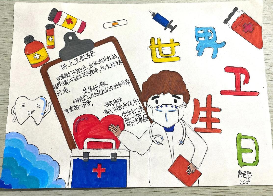 小学三年级手抄报指南：致敬抗疫英雄+世界卫生日内容