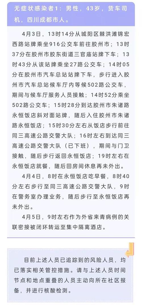 青岛市南区11月7日7例无症状感染者行程轨迹公布
